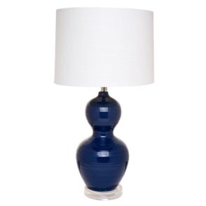 Bronte Ceramic Table Lamp - Blue
